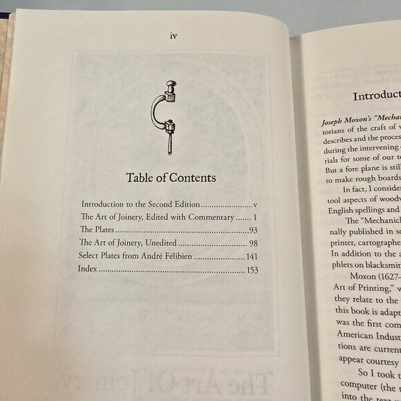 THE ART OF JOINERY Joseph Moxon 2013 Hardcover Book Lost Art Press 2nd Edition - Picture 4 of 8